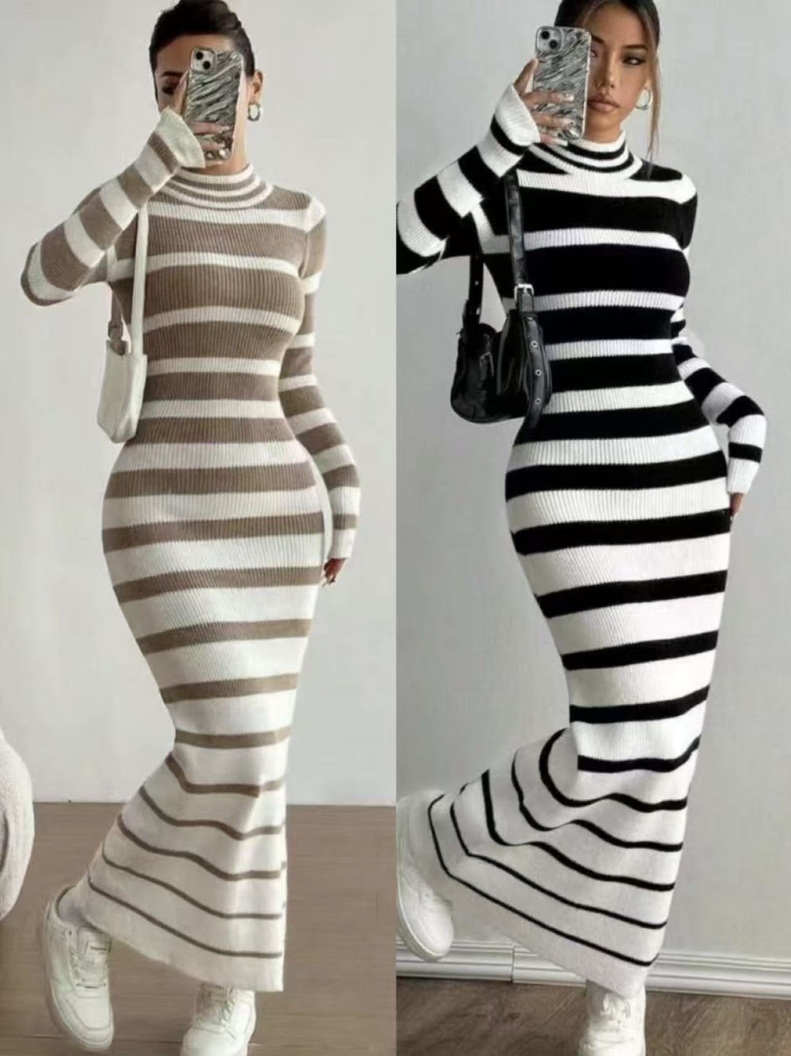 Sukienka Sweter Damska - Image 2