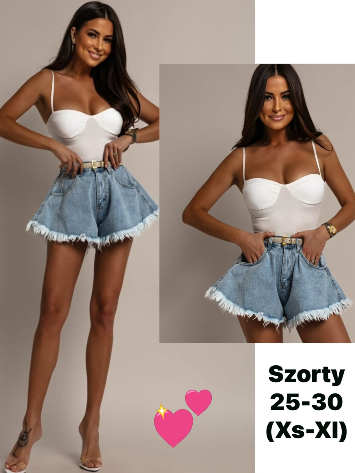 Szorty Jeansy Damska
