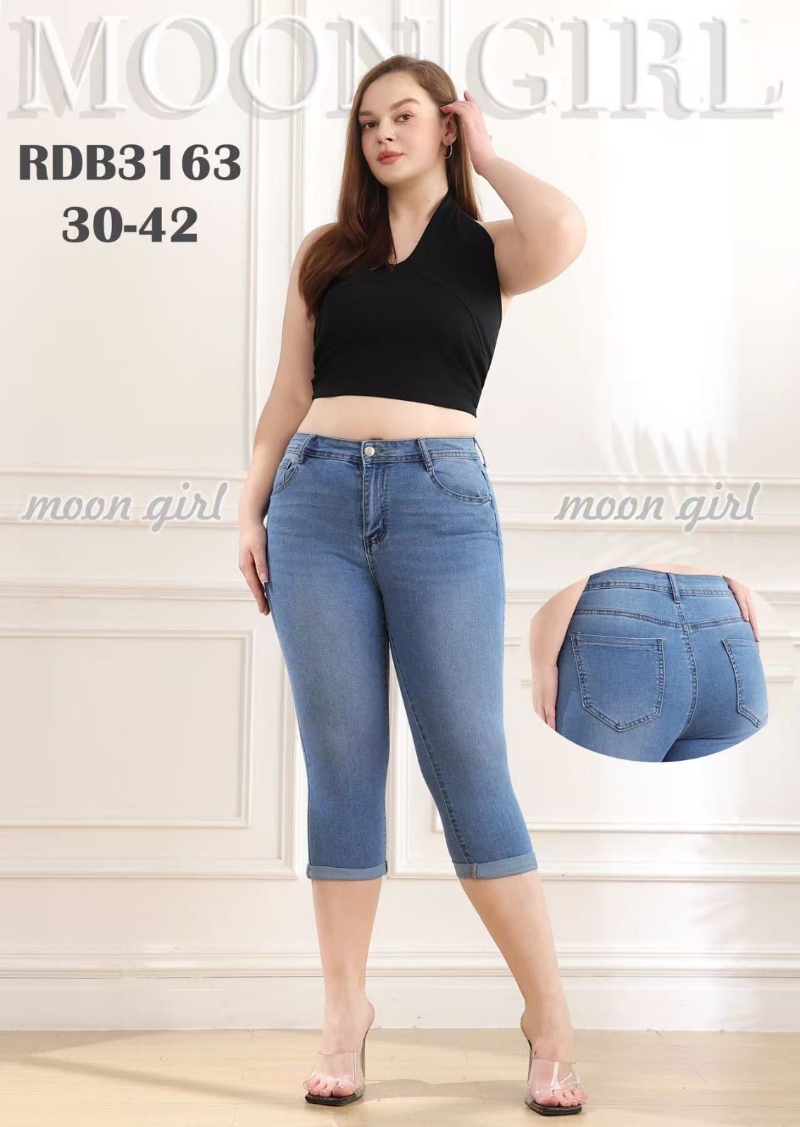 Spodenki Jeansy Damska
