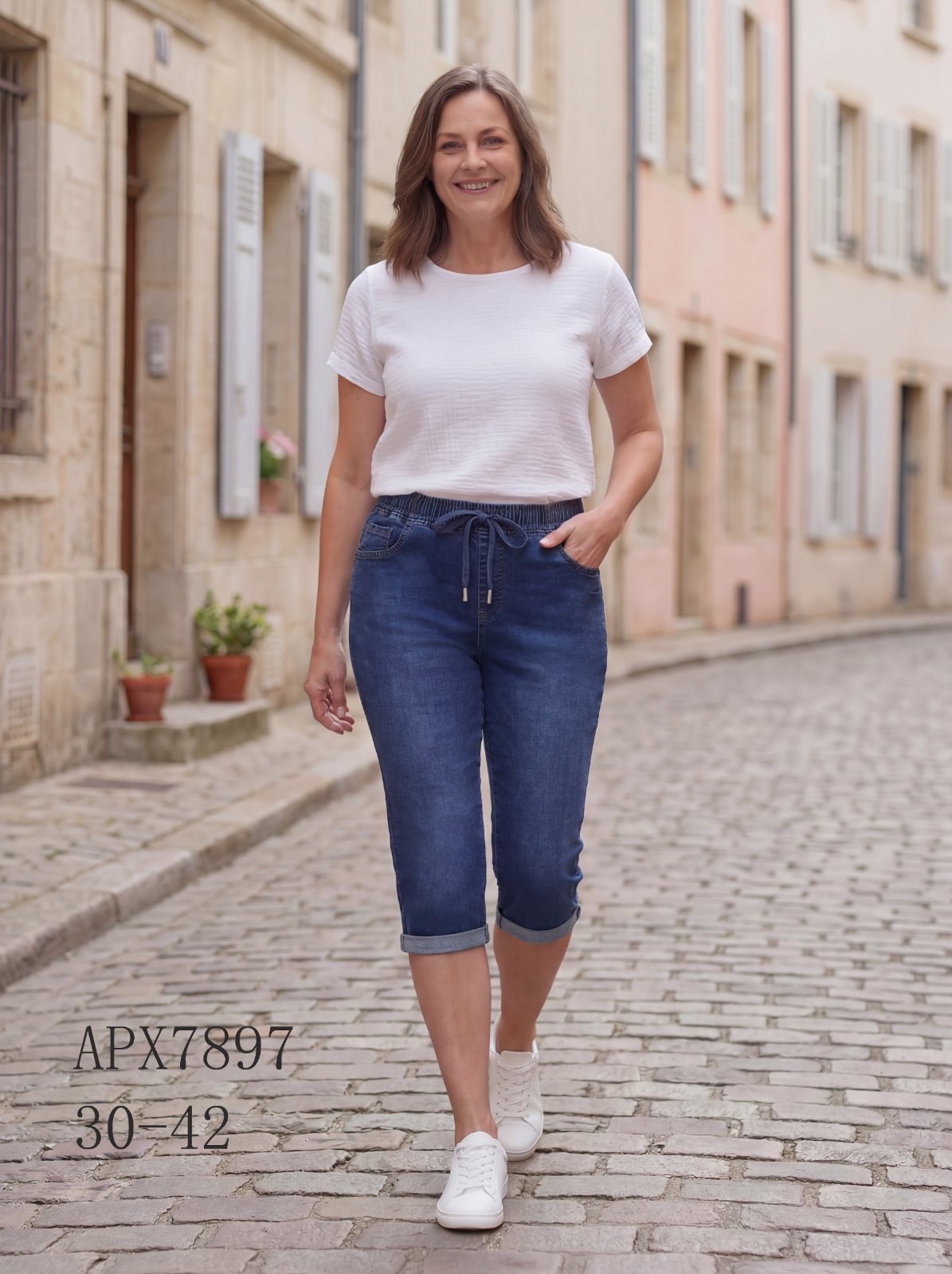 Spodenki Jeansy Damska