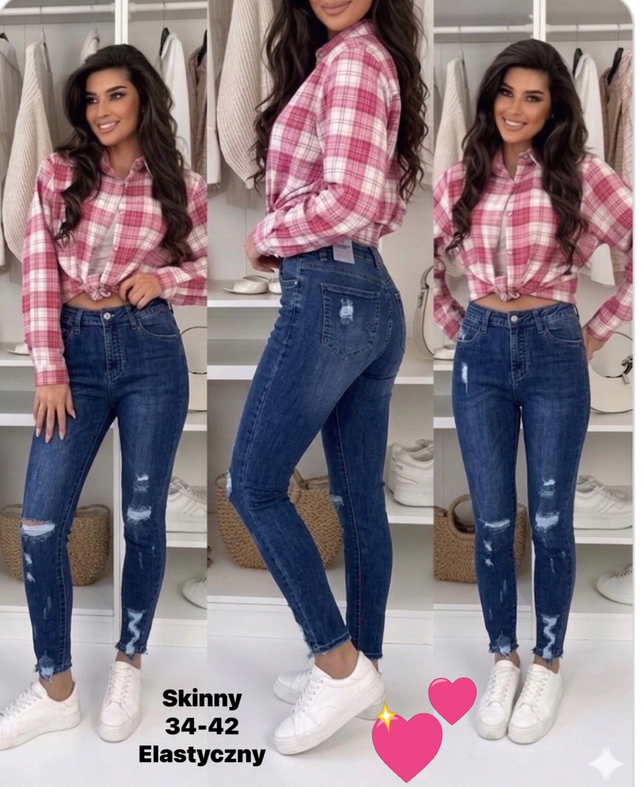 Jeansy Damska