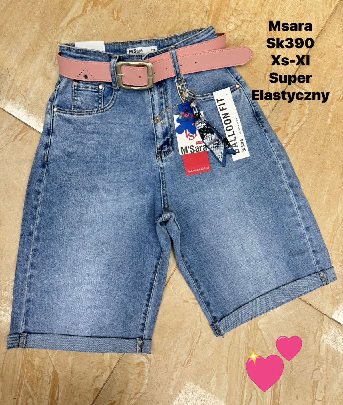 Spodenki Jeansy Damska