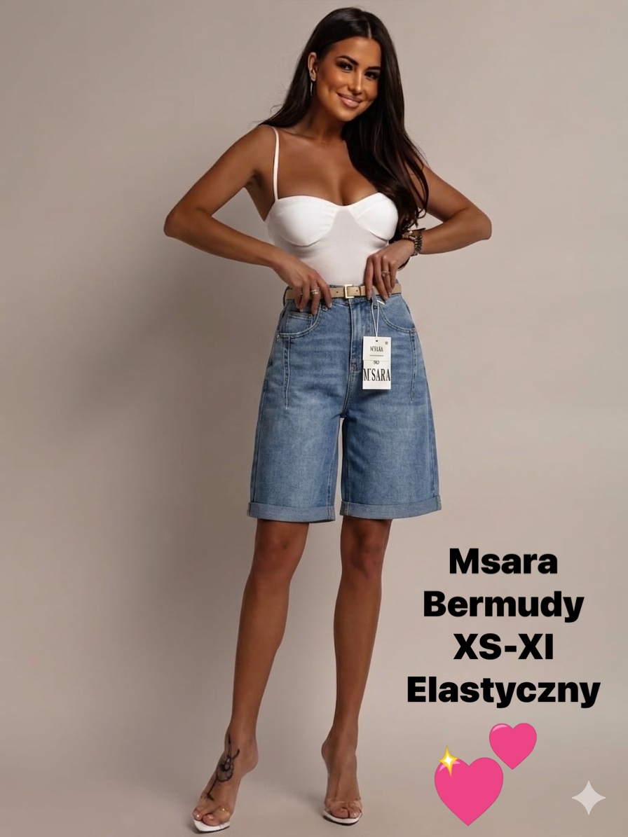 Spodenki Jeansy Damska