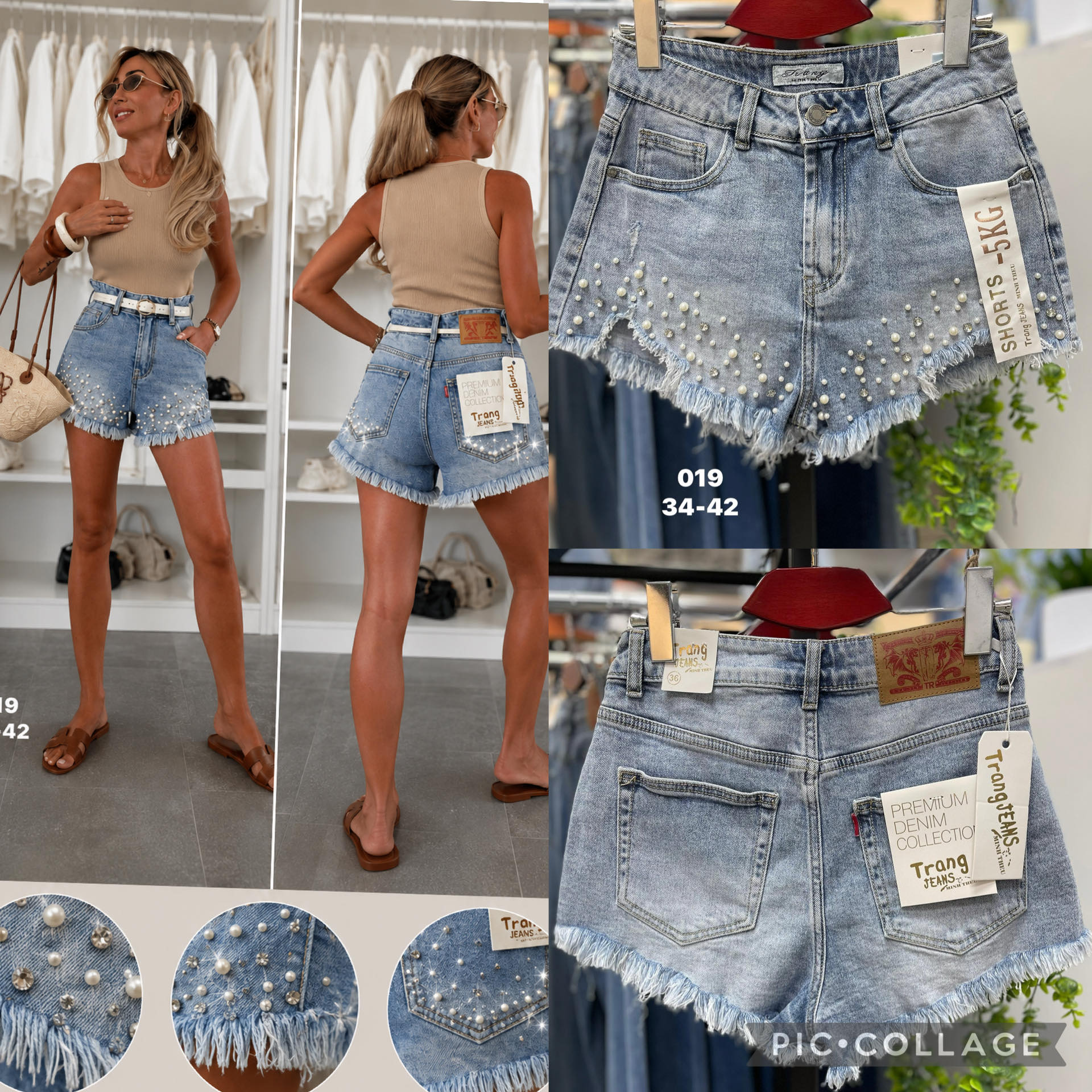 Szorty Jeansy Damska
