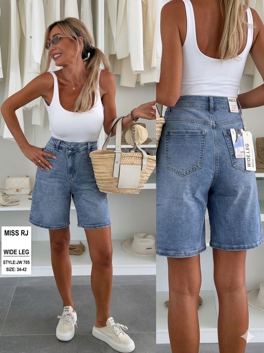 Spodenki Jeansy Damska