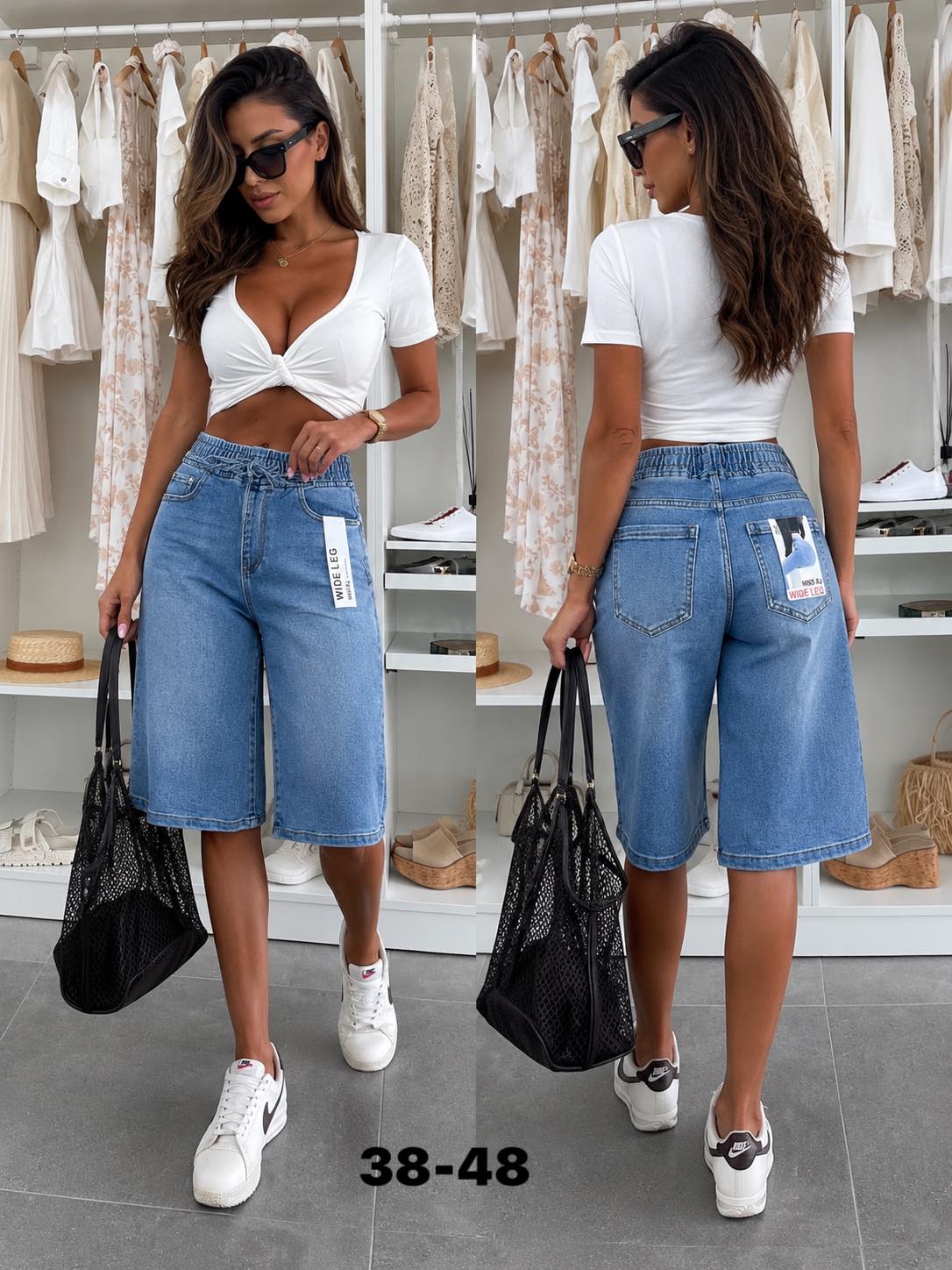 Spodenki Jeansy Damska