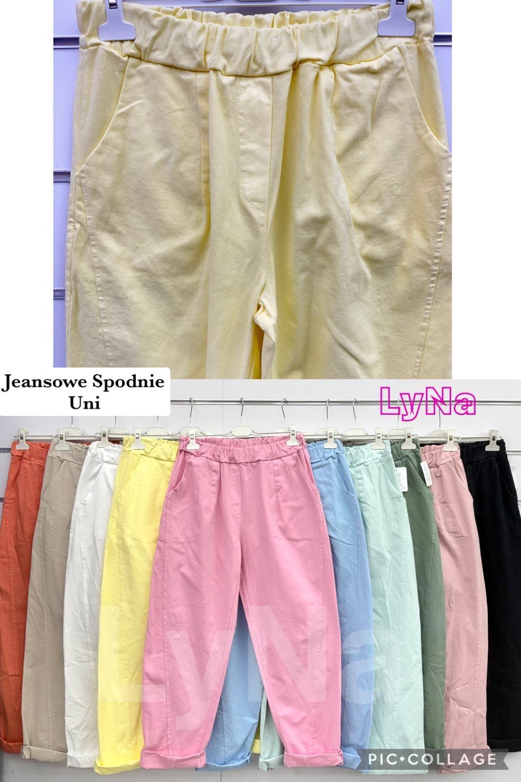 Spodnie Jeansy Damska