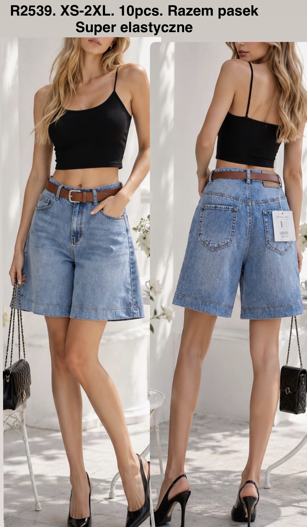 Spodenki Jeansy Damska