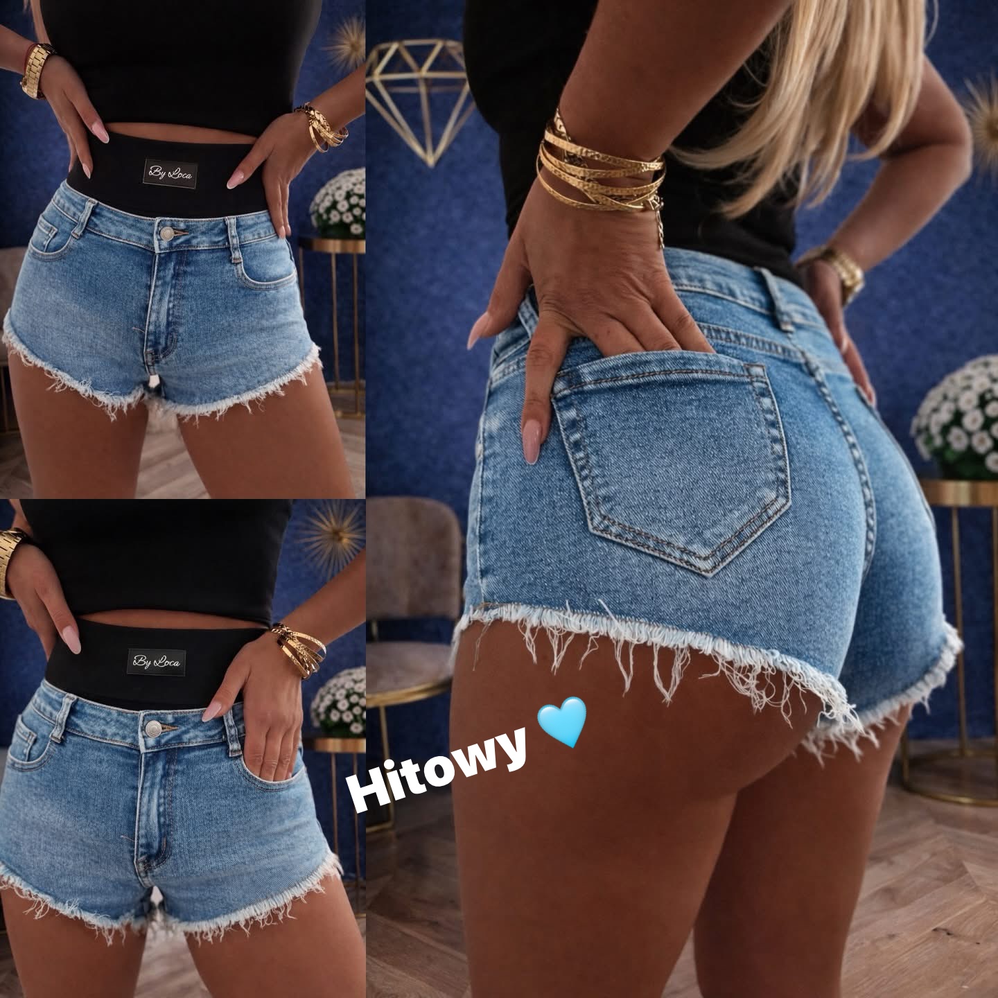 Szorty Jeansy Damska