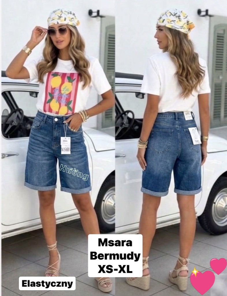Spodenki Jeansy Damska