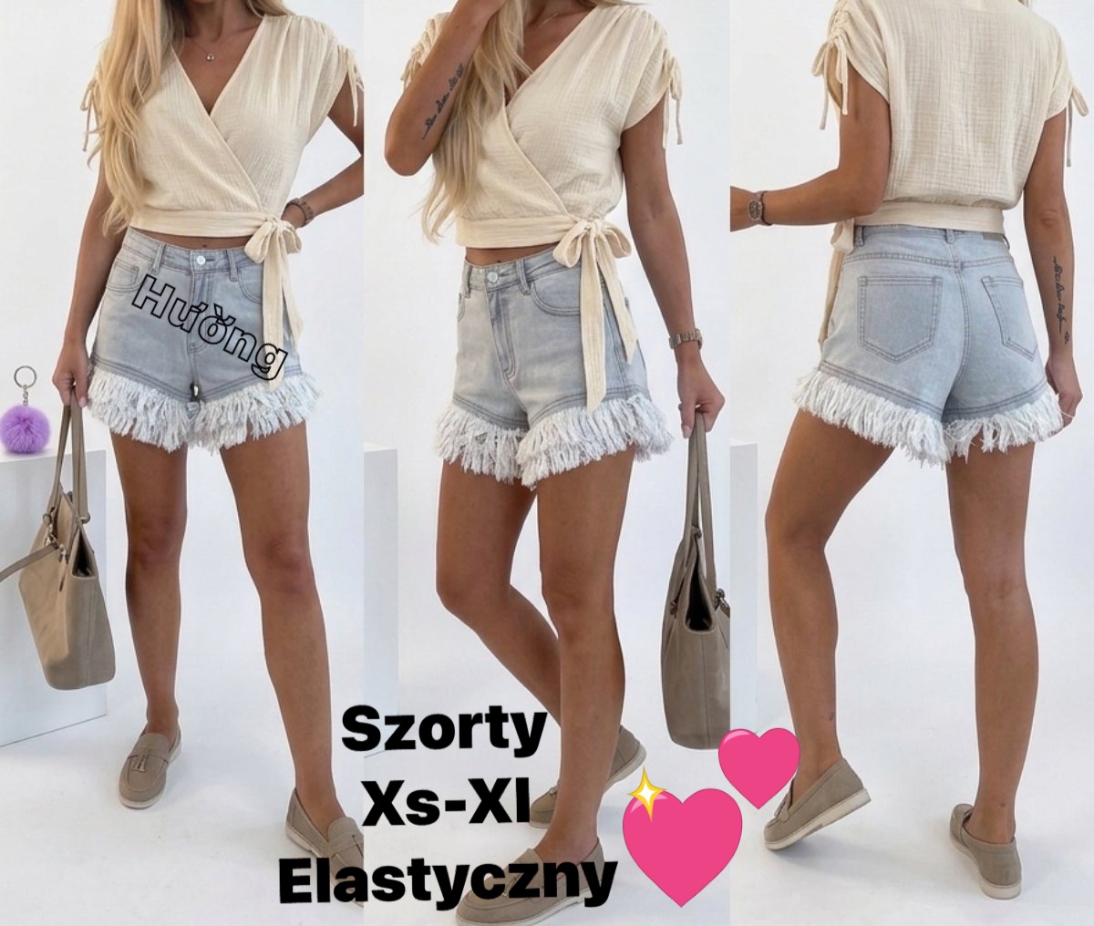 Szorty Jeansy Damska
