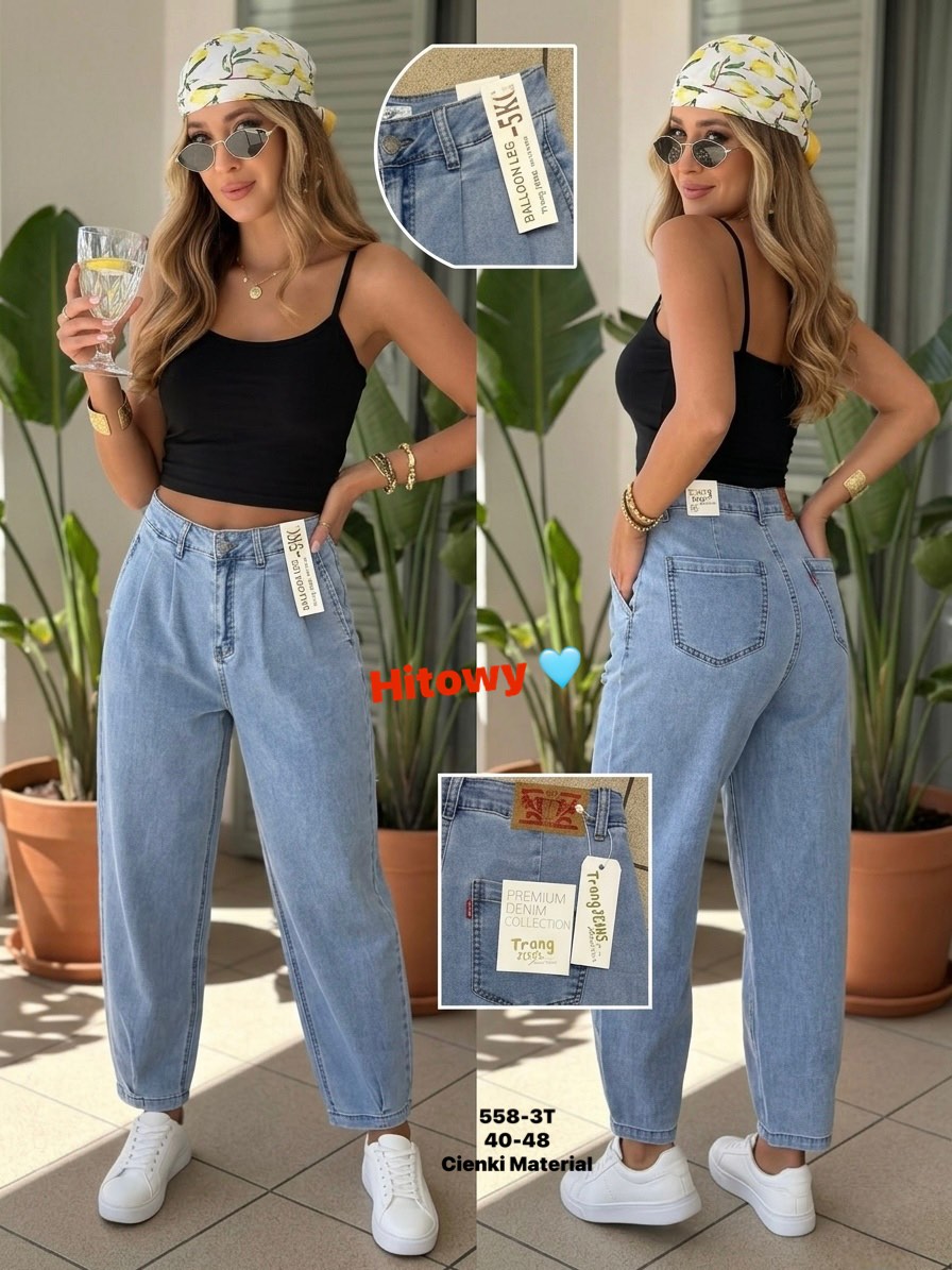 Jeansy Damska