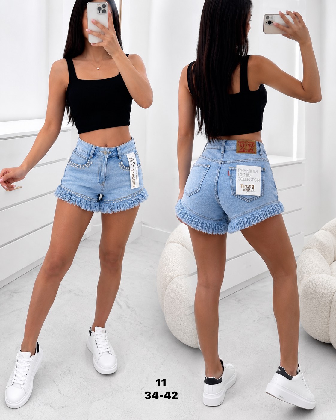 Szorty Jeansy Damska