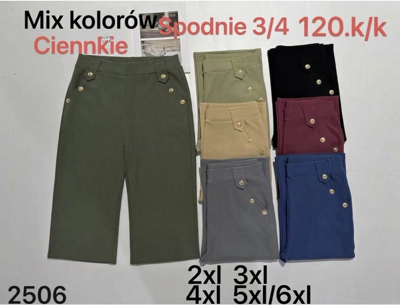 Spodnie Damska 3/4