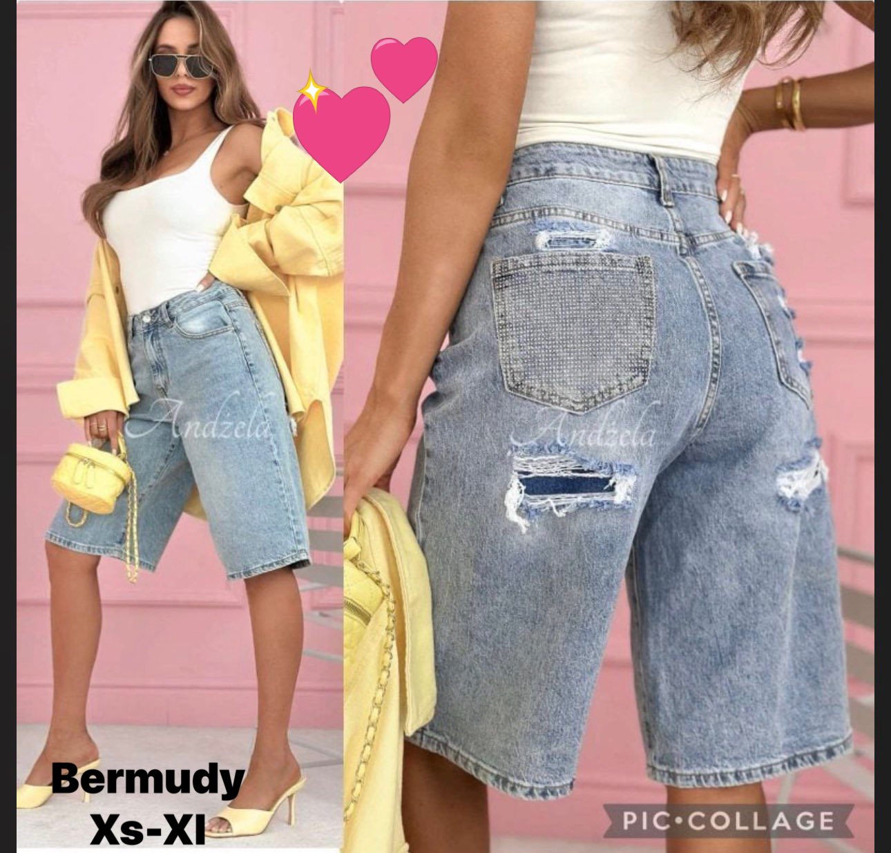 Spodenki Jeansy Damska