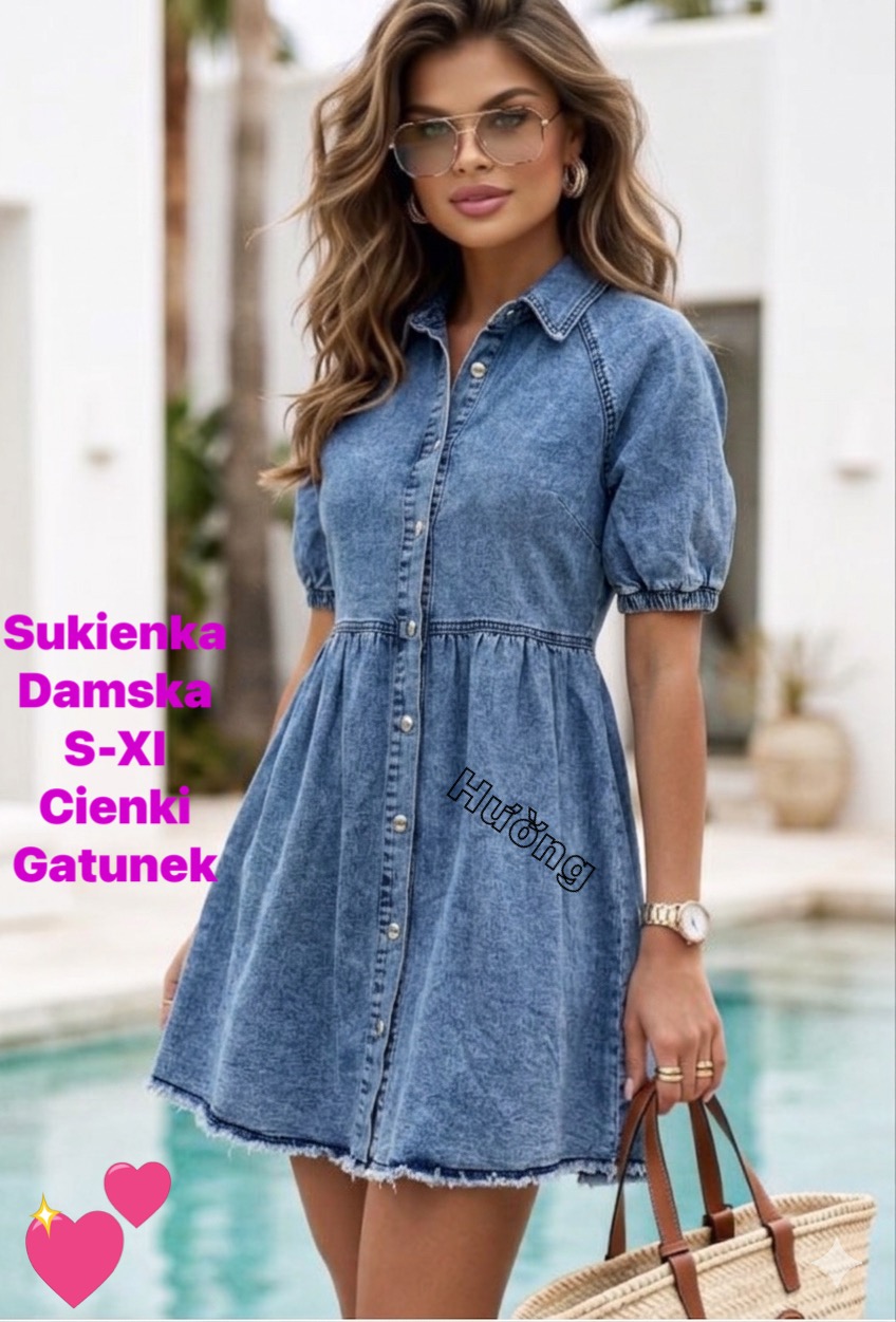 Sukienka Jeansy Damska