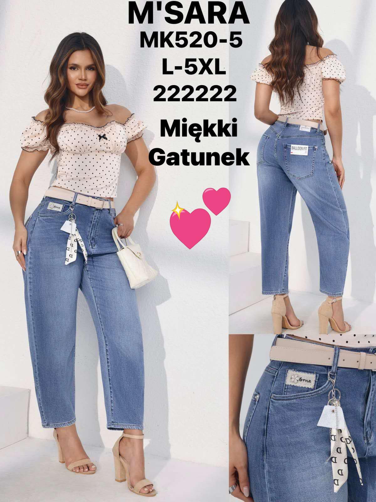 Jeansy Damska
