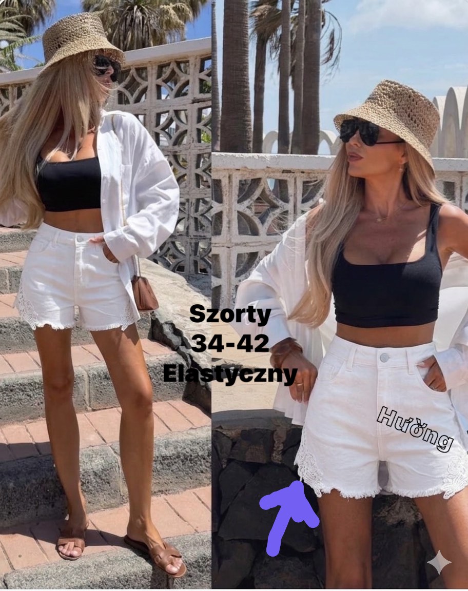 Szorty Jeansy Damska