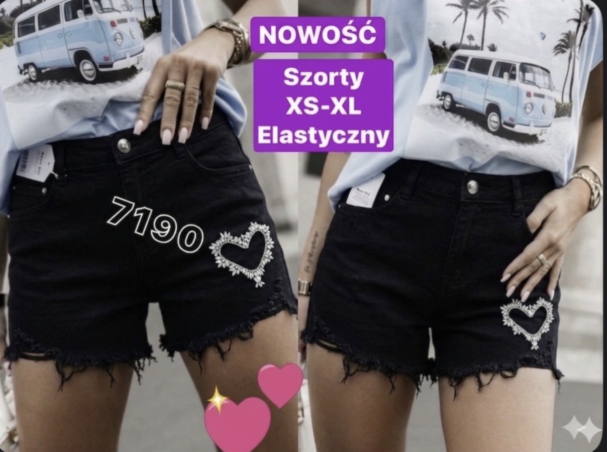 Szorty Jeansy Damska