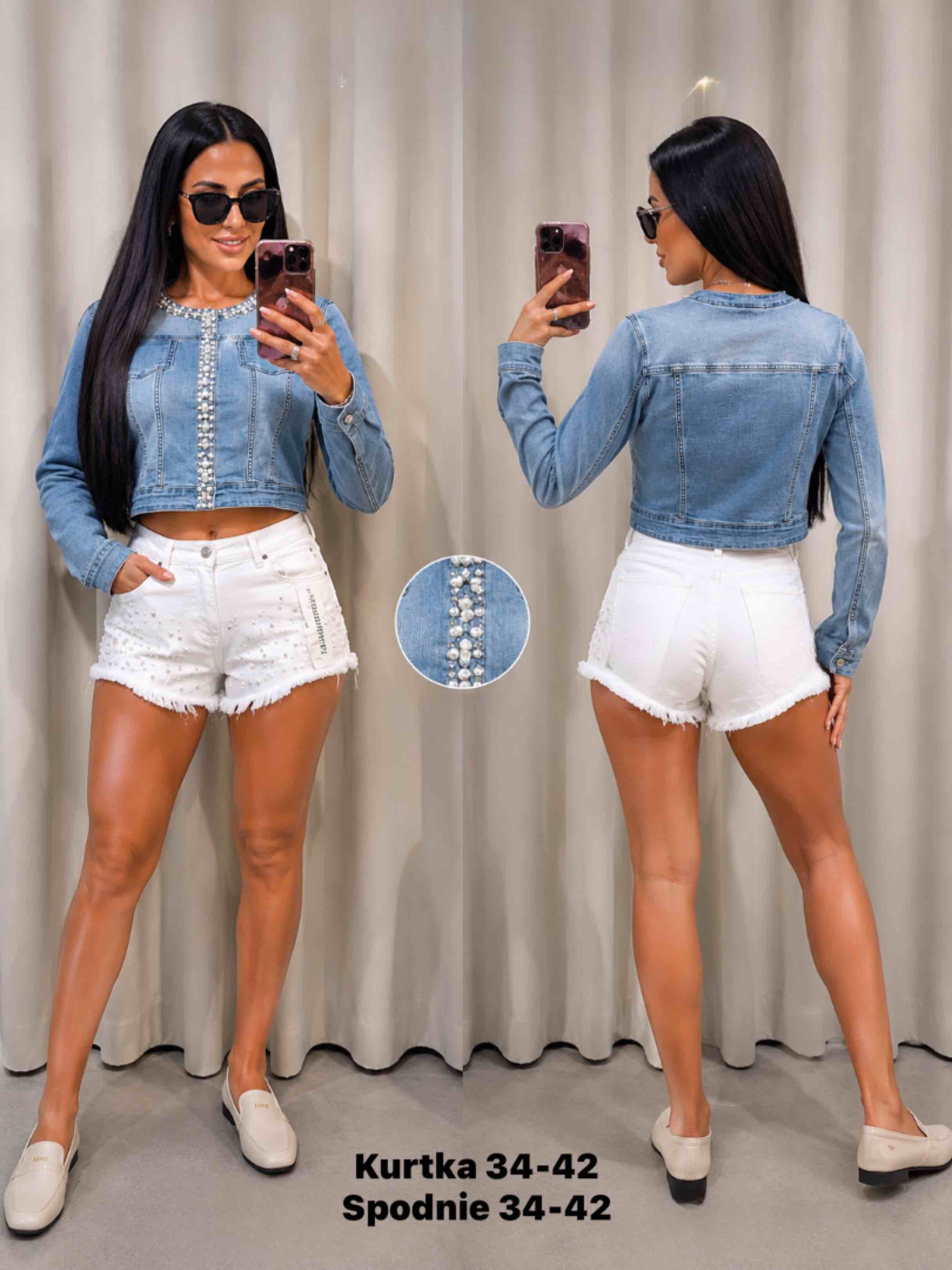 Szorty Jeansy Damska