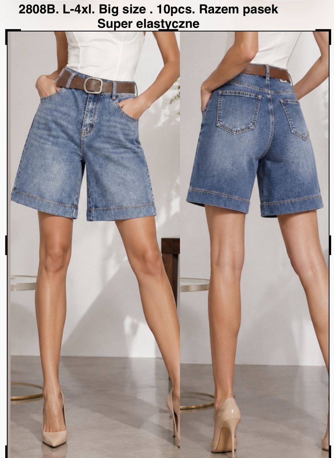 Spodenki Jeansy Damska