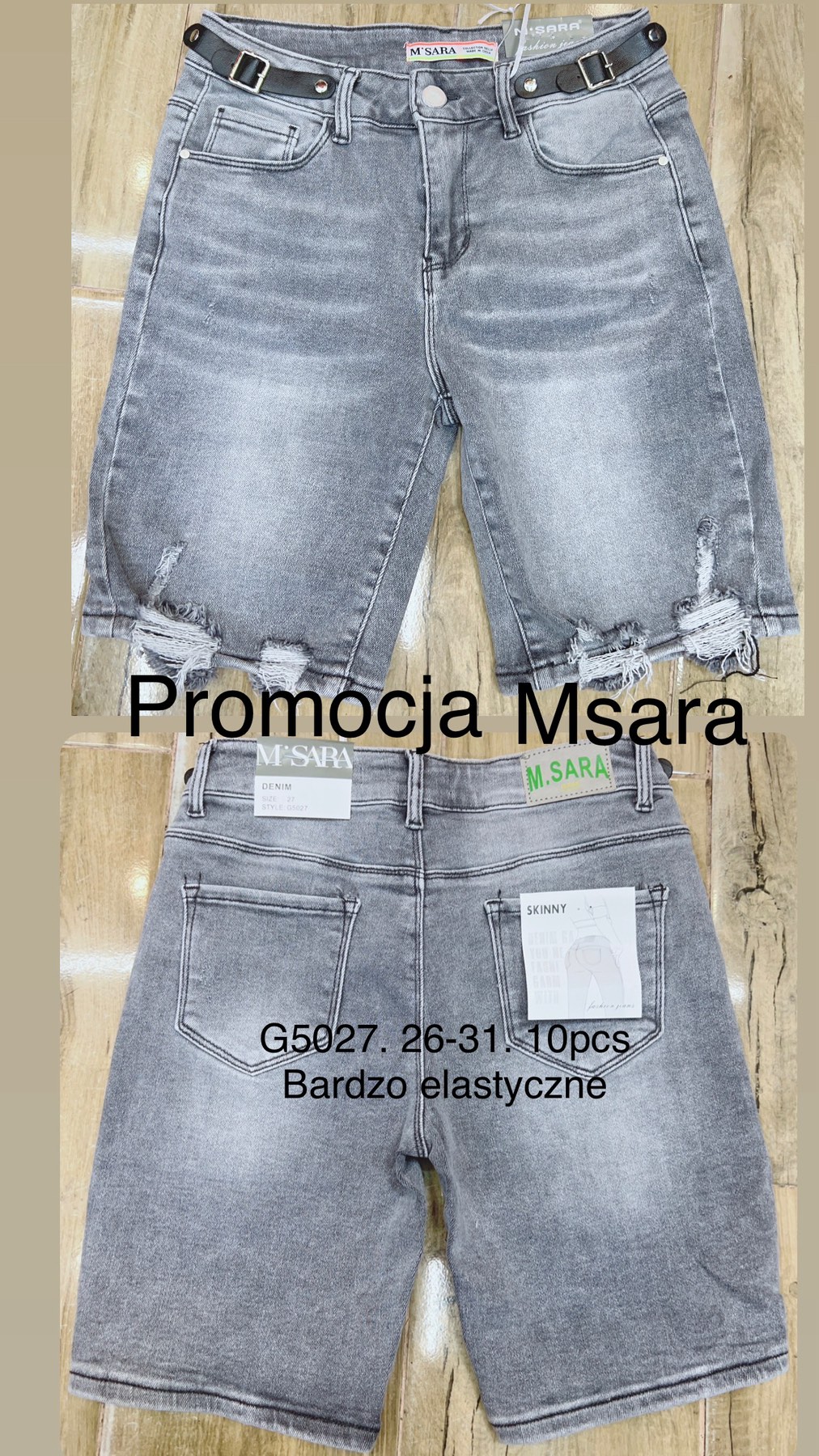 Spodenki Jeansy Damska