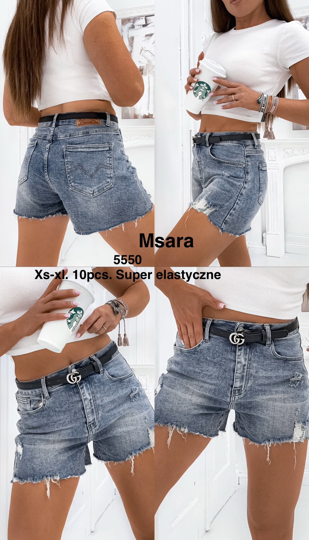 Szorty Jeansy Damska
