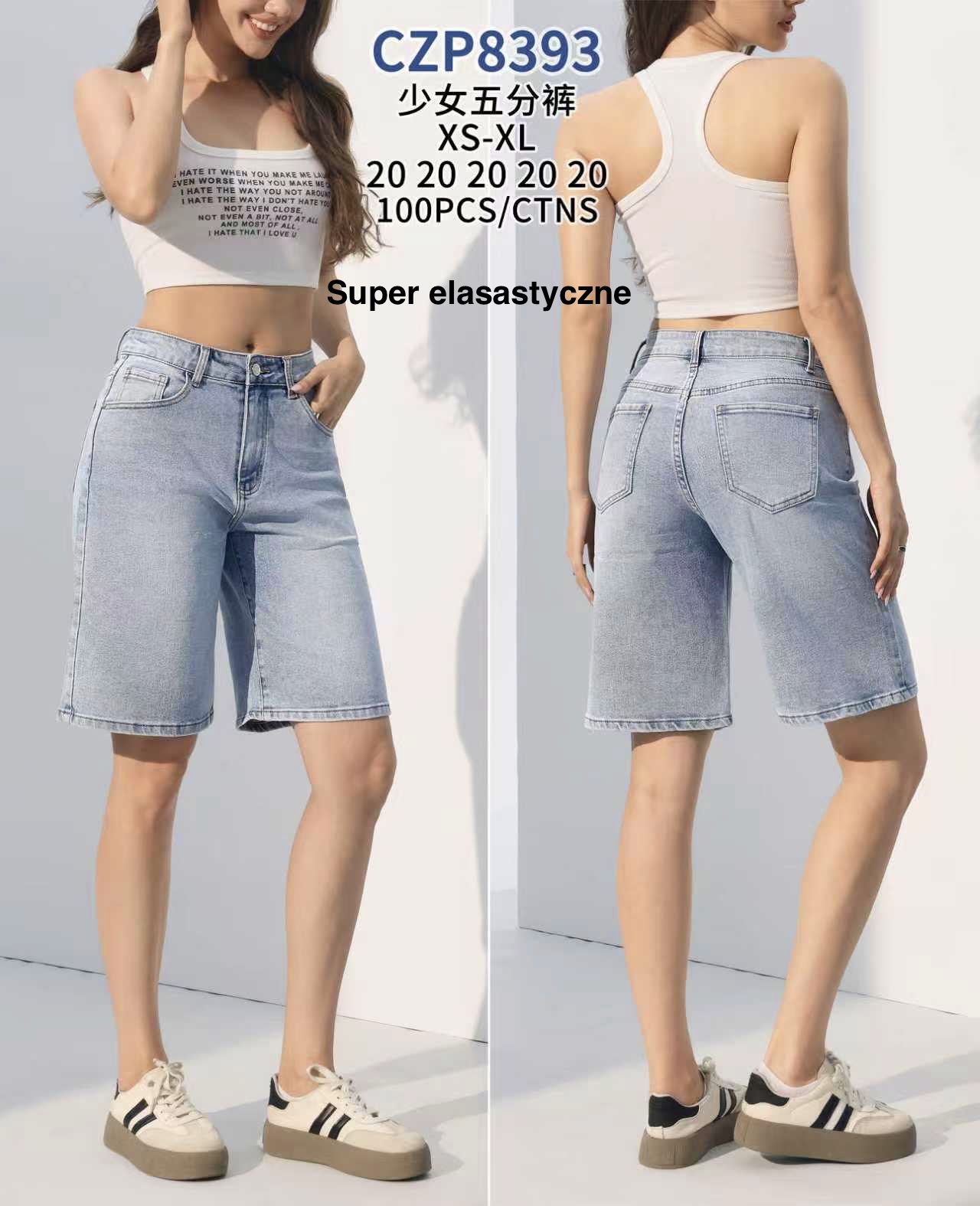 Spodenki Jeansy Damska