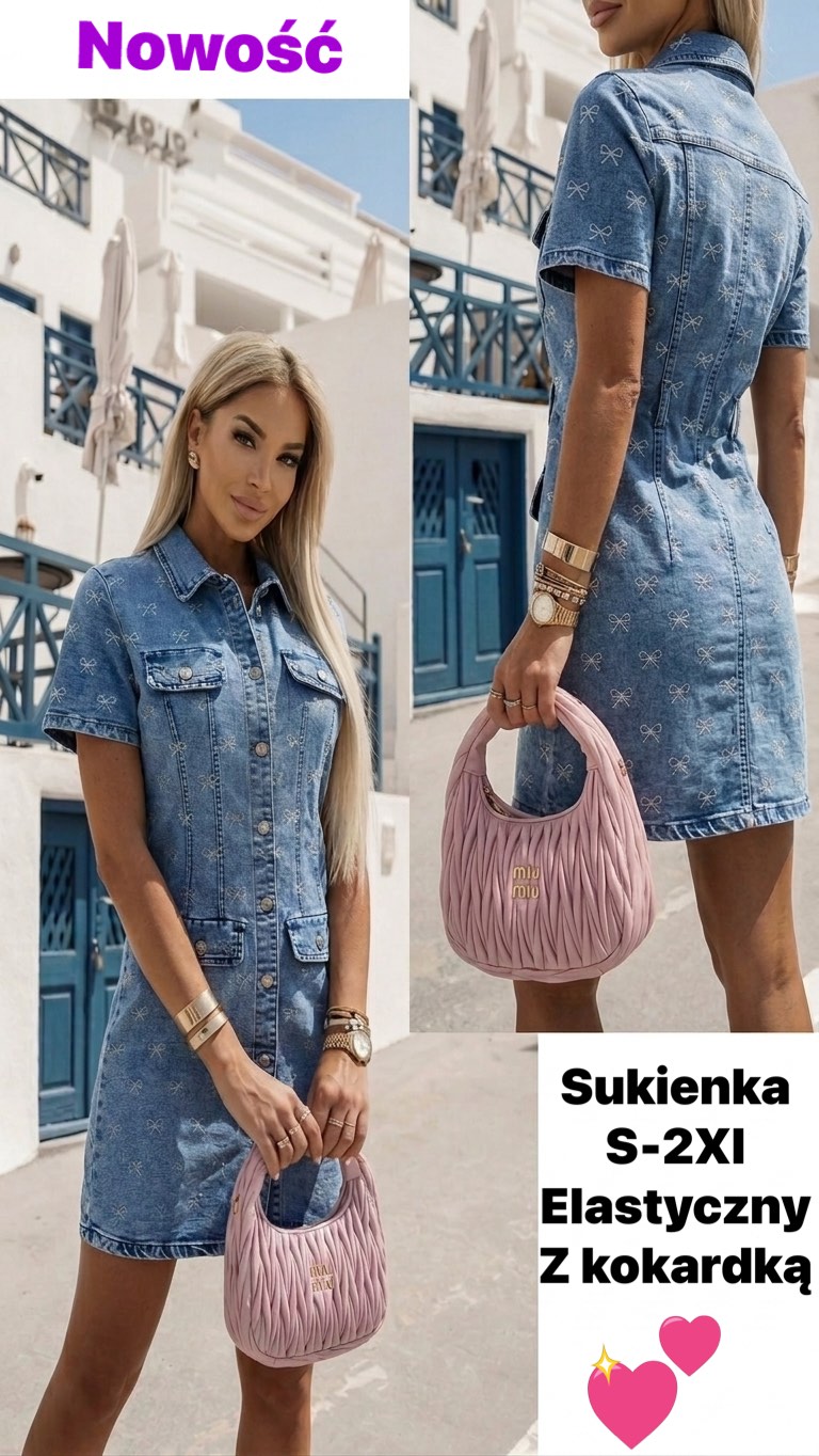 Sukienka  Jeansowe