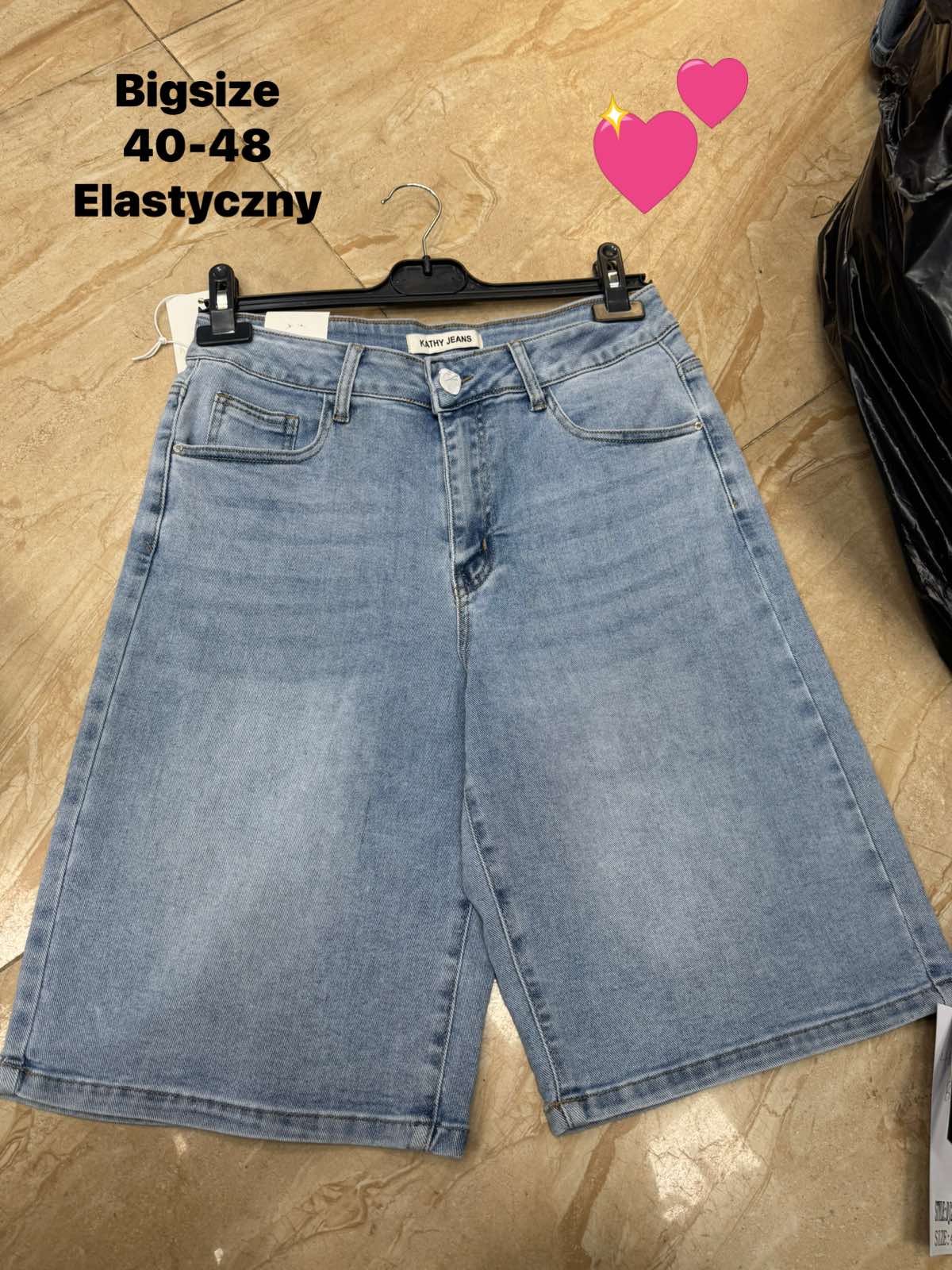 Spodenki Jeansy Damska