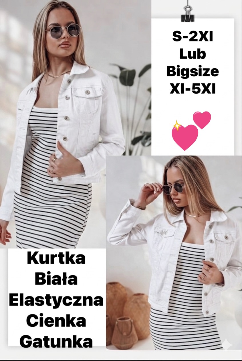 Kurtka Jeansowa Damska