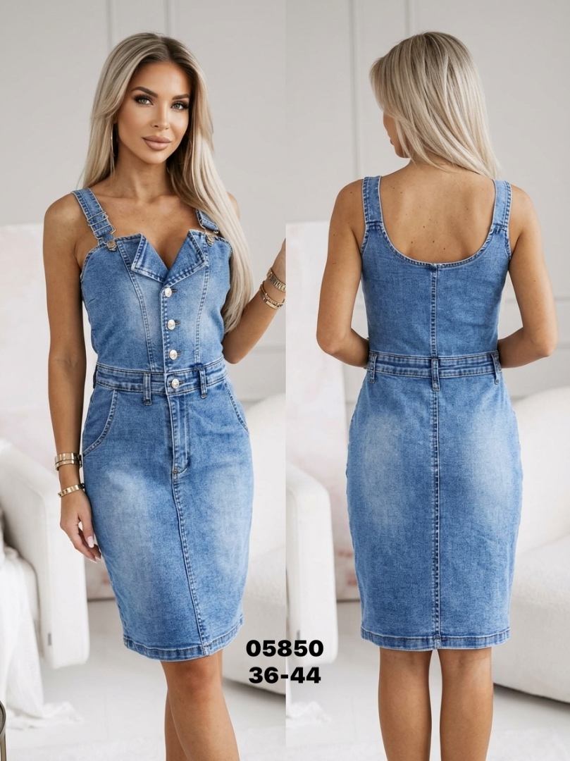 Sukienka Jeansy Damska