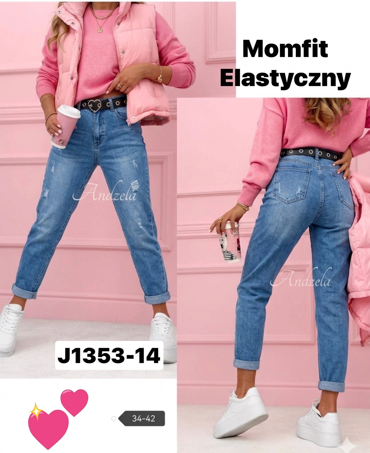 Jeansy Damska