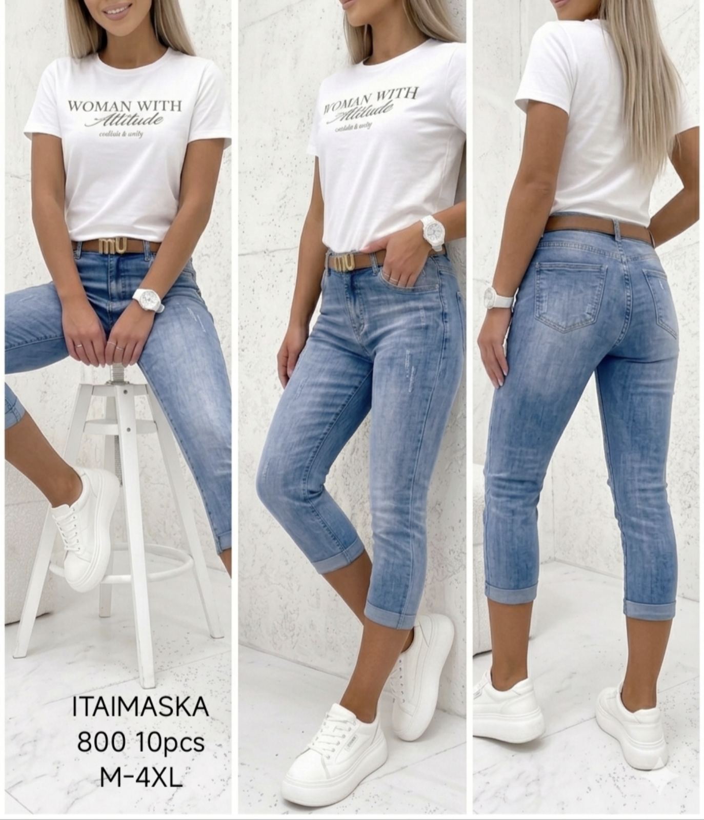 Jeansy Damska