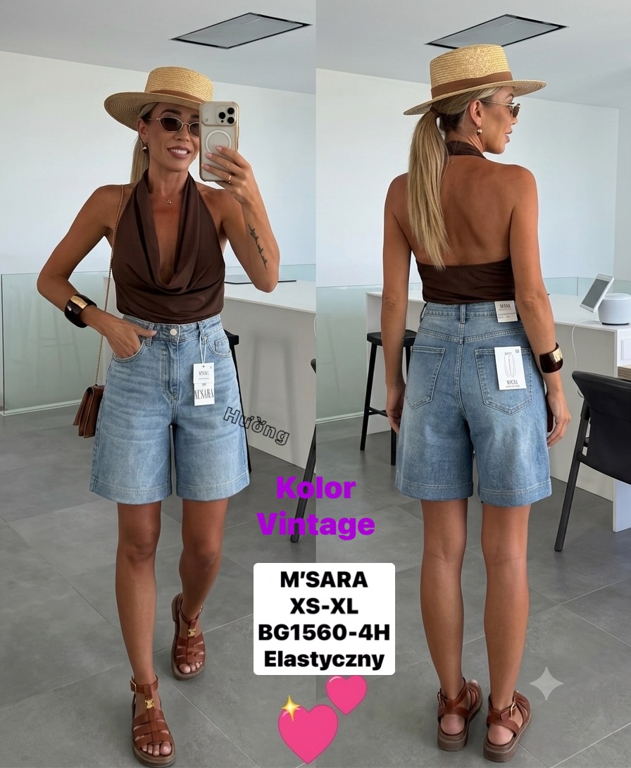 Spodenki Jeansy Damska