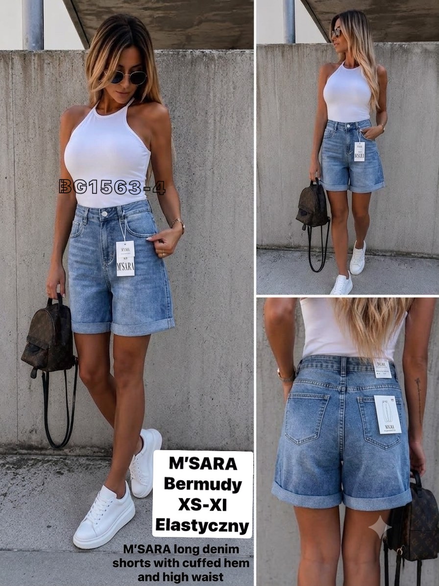Spodenki Jeansy Damska