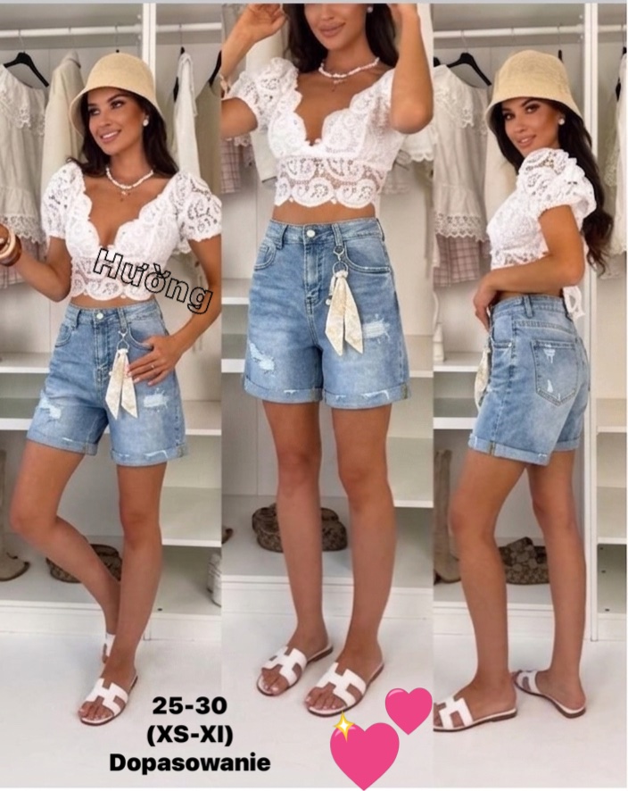 Spodenki Jeansy Damska