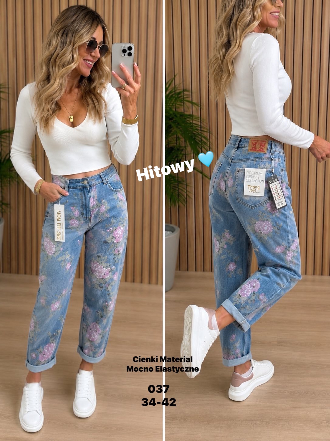 Jeansy Damska