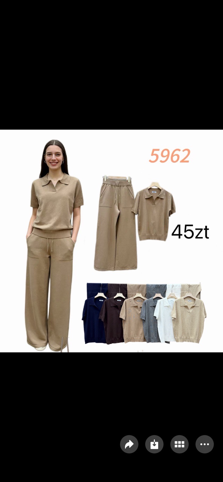 Komplet Sweter Damska