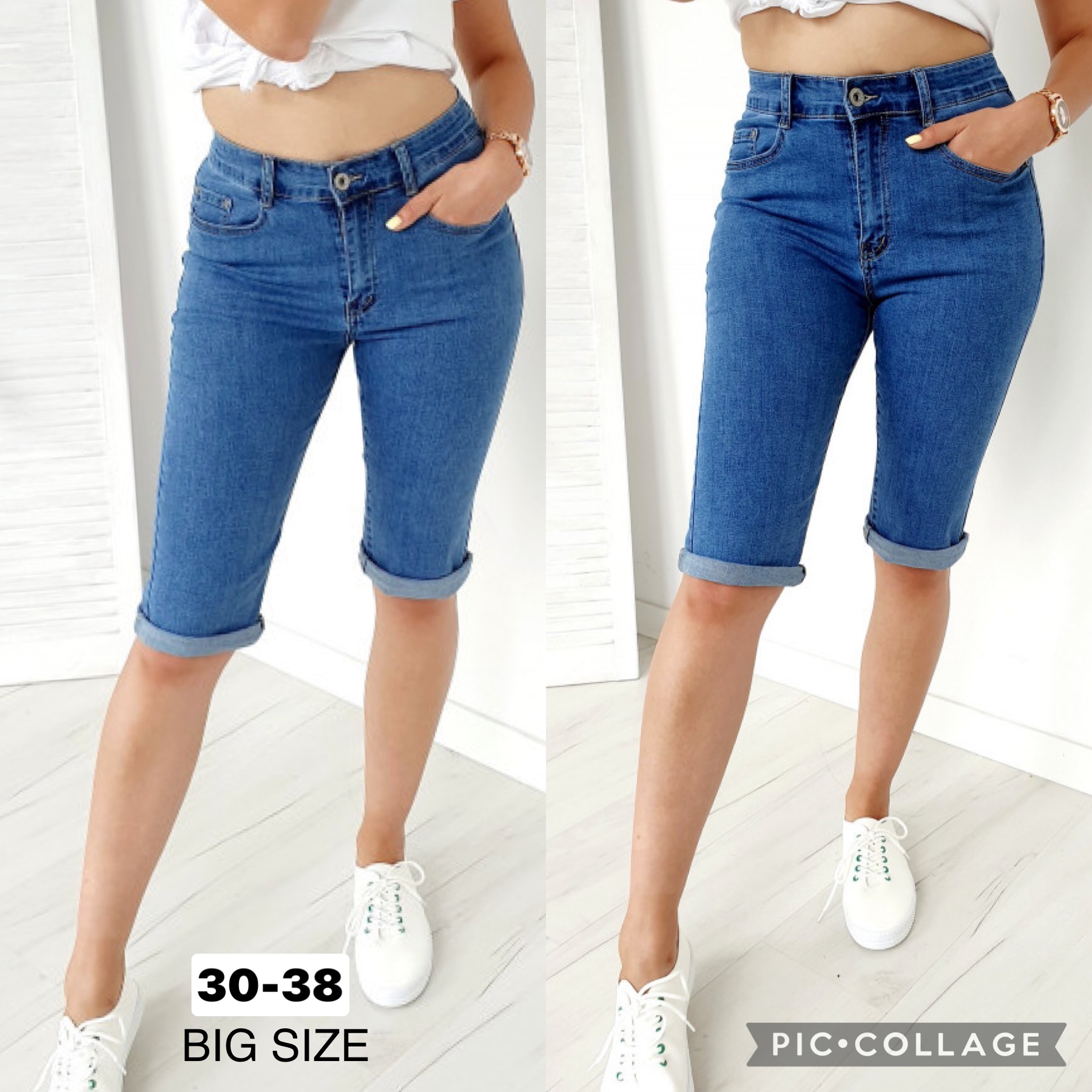 Spodenki Jeansy Damska