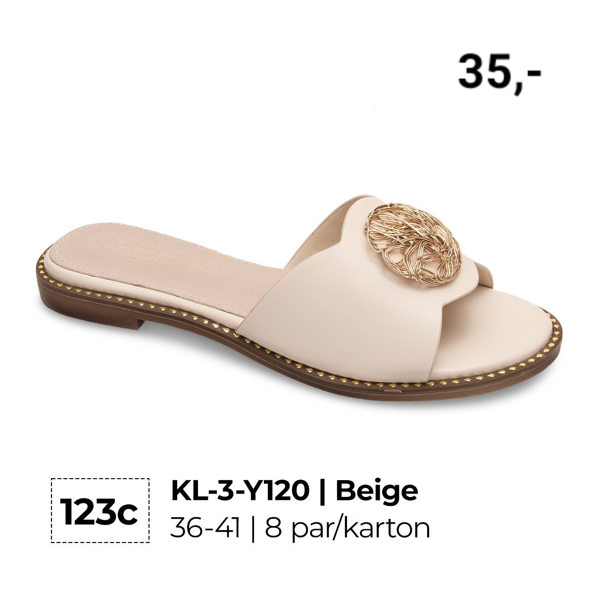 Klapki Damska