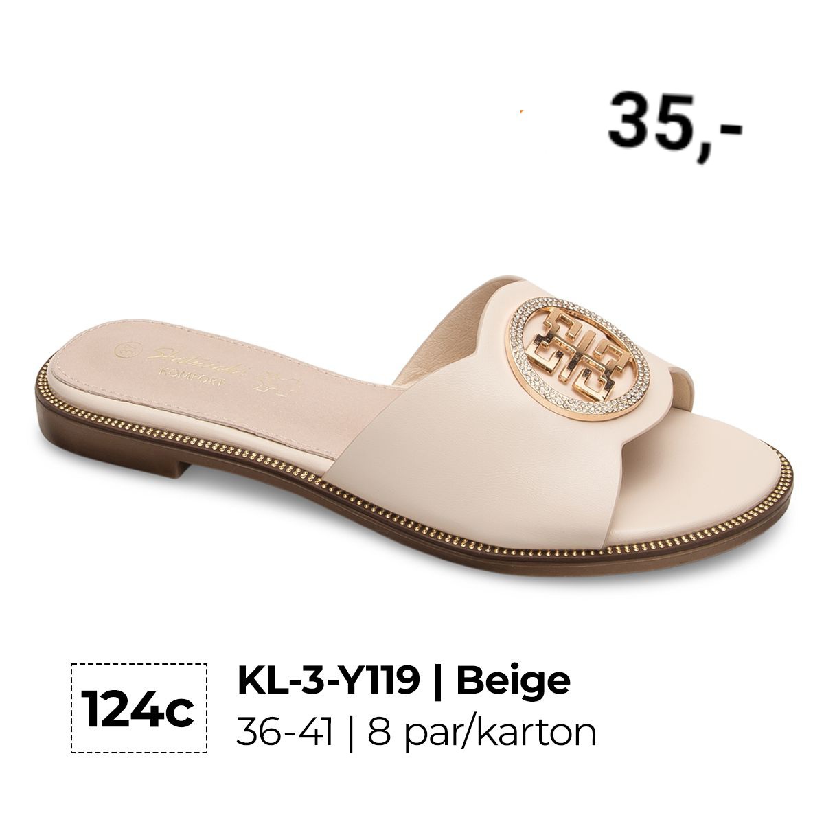 Klapki Damska