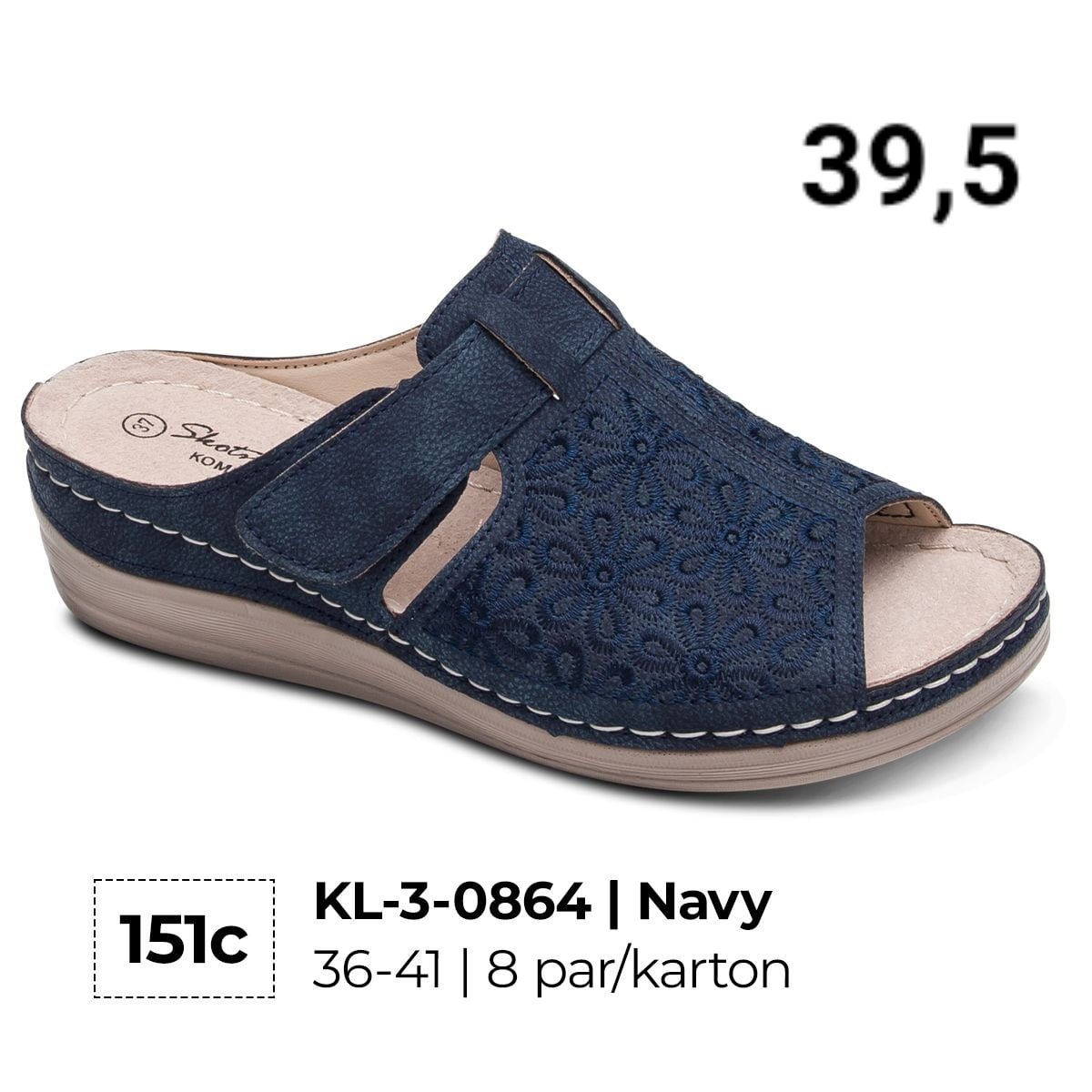Klapki Damska