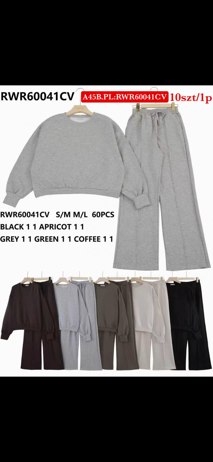 Komplet Sweter Damska