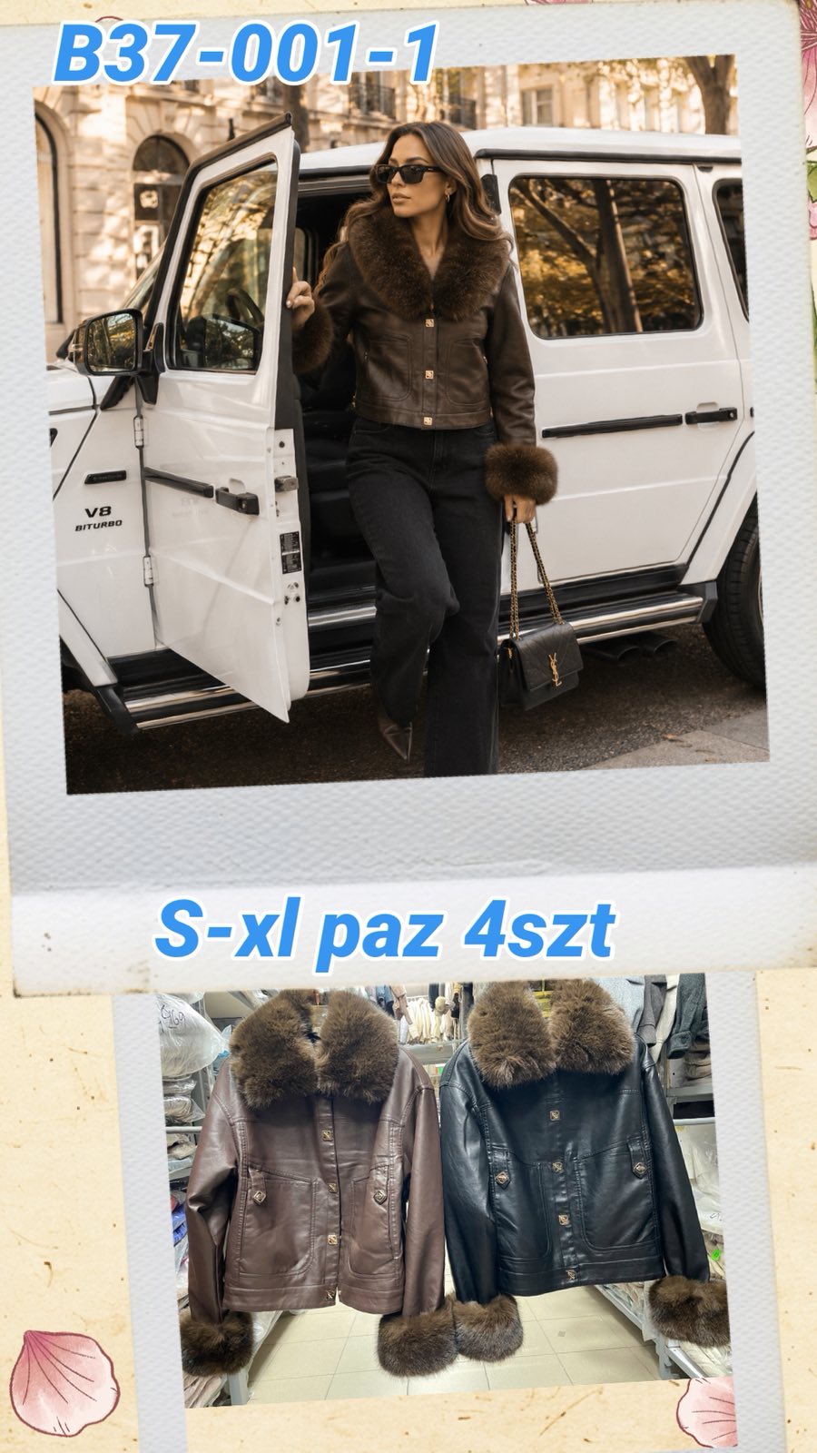 Kurtka Skórzana Damska