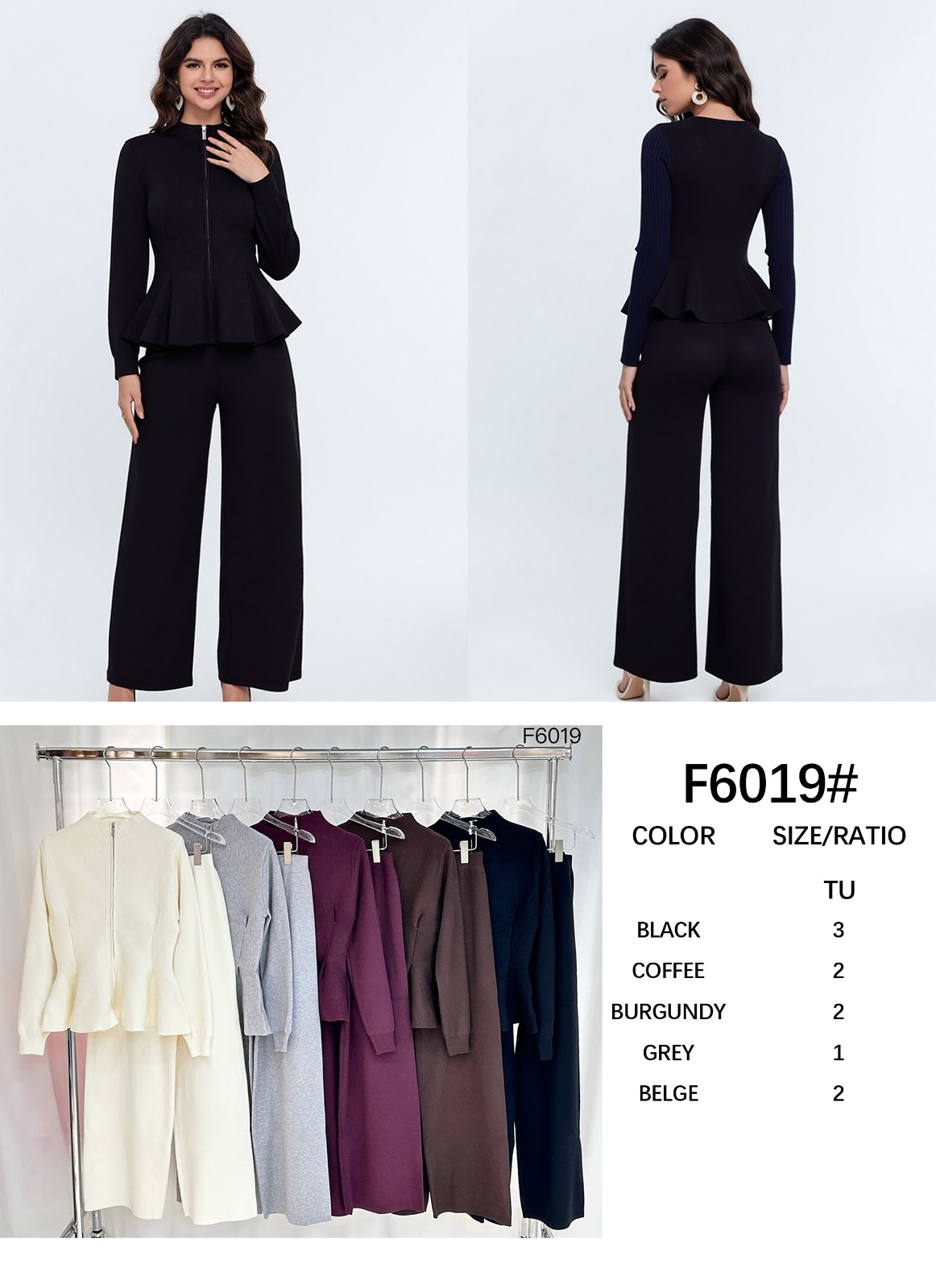 Komplet Sweter Damska
