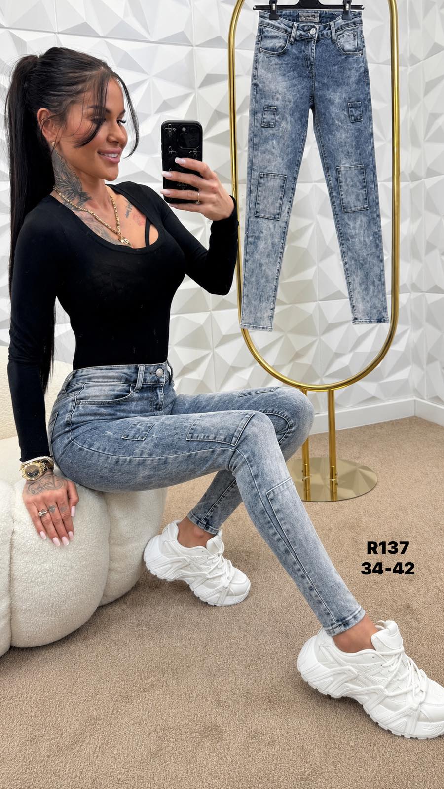 Jeansy Damska