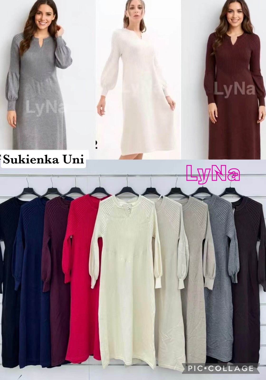 Sukienka Sweter