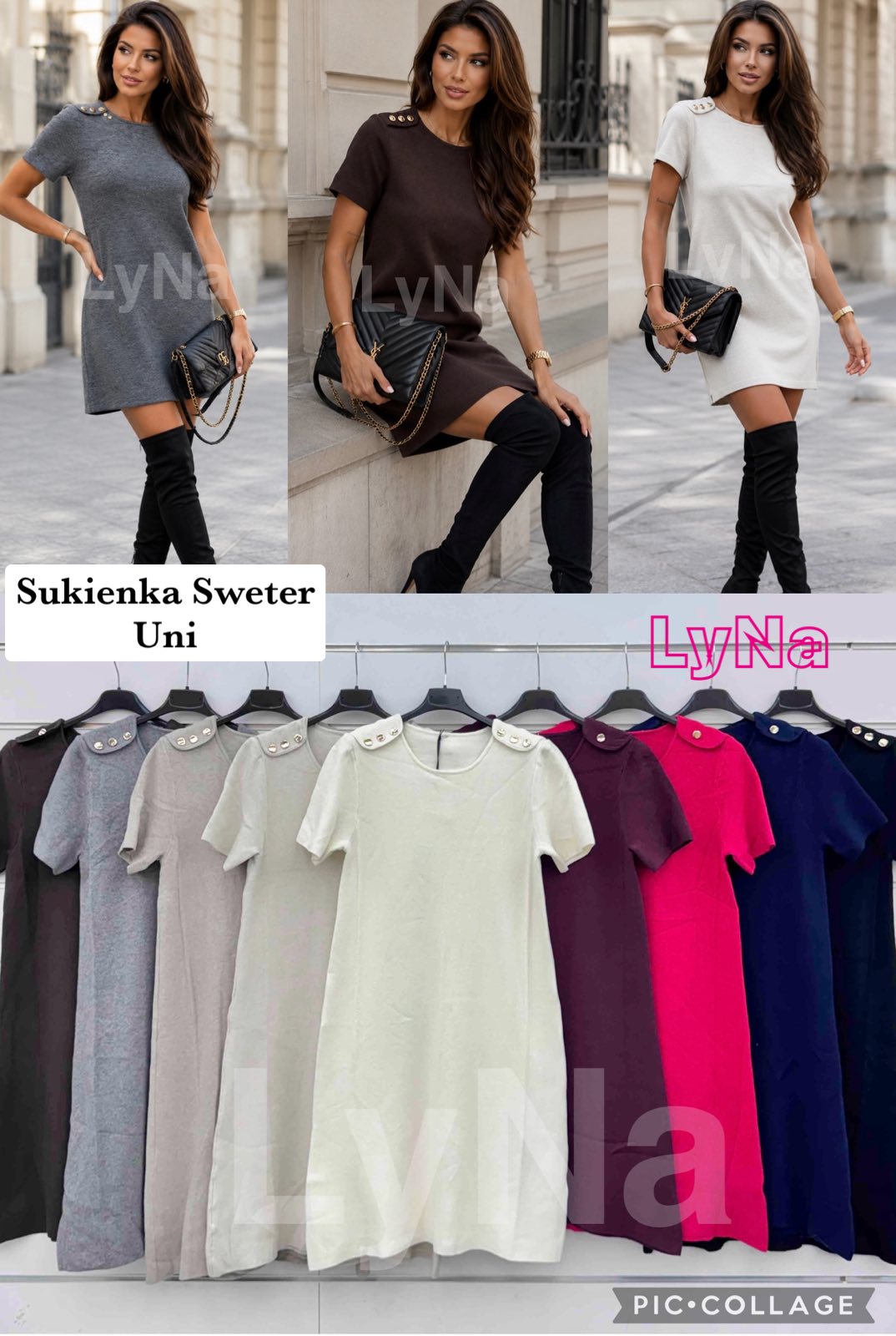 Sukienka Sweter