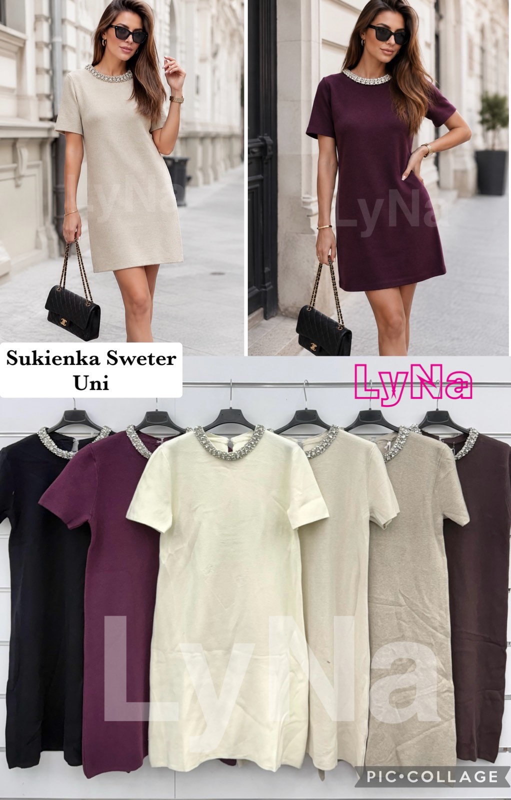 Sukienka Sweter